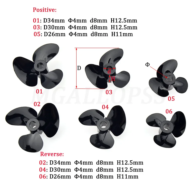 Propeller Balancer Tool - 1 unidad (positivo/reverso) 3 cuchillas de