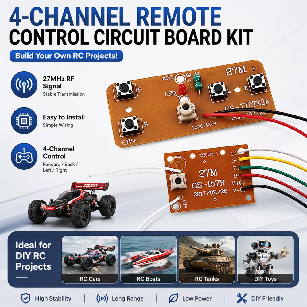 Telemetry Module Rc - Kit de Control Remoto de 27MHz,