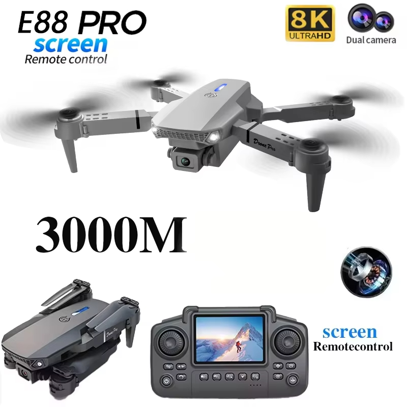 Rc Drone E88 - Nuevo Dron E88 2026 con Cámara