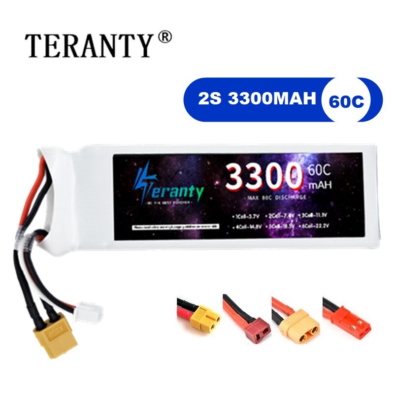 Drone Rcs - Batería LiPo 2S 7,4 V 3300mAh