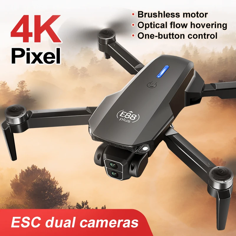Nuevo Dron cuadricóptero E88 P - Rc Drone E88 reseña y precio