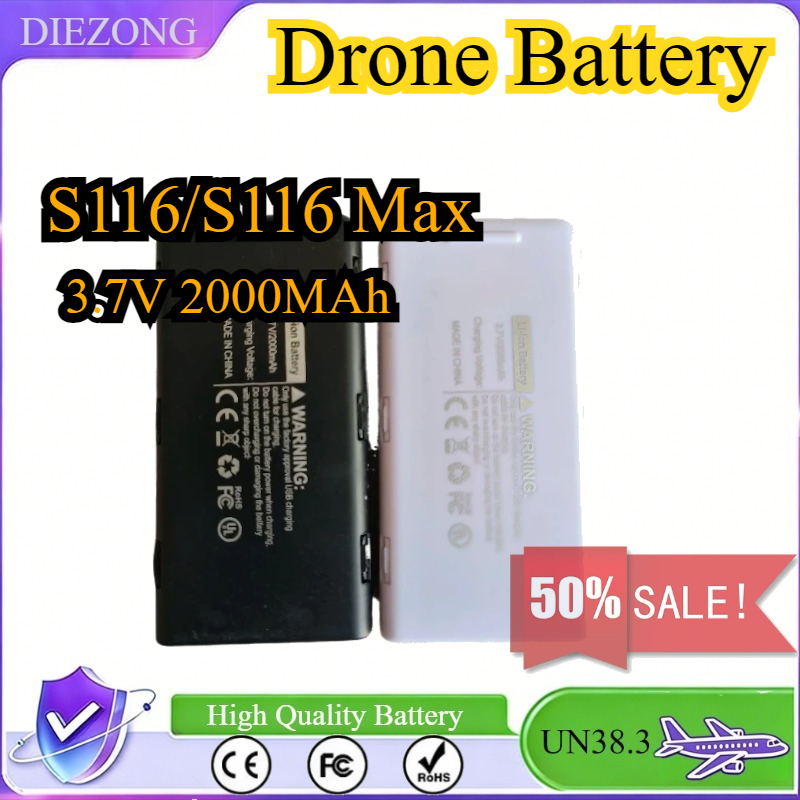 Batería de 3.7V 2000mAh para D - Drone Rc S116 reseña y precio