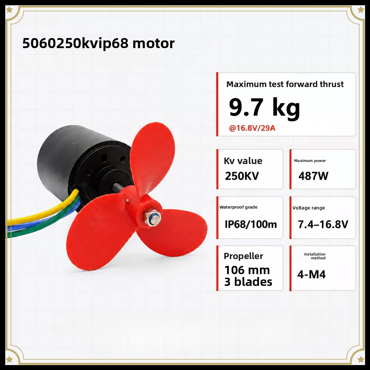 Motor sin escobillas A5060 a p - Rc Boat Brushless Motor reseña y precio
