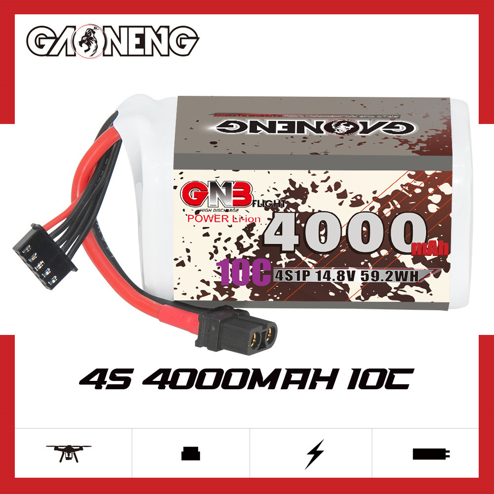 GNB 4000mAh 4S 14,8 V 10C 20C  - Drone Rcs reseña y precio