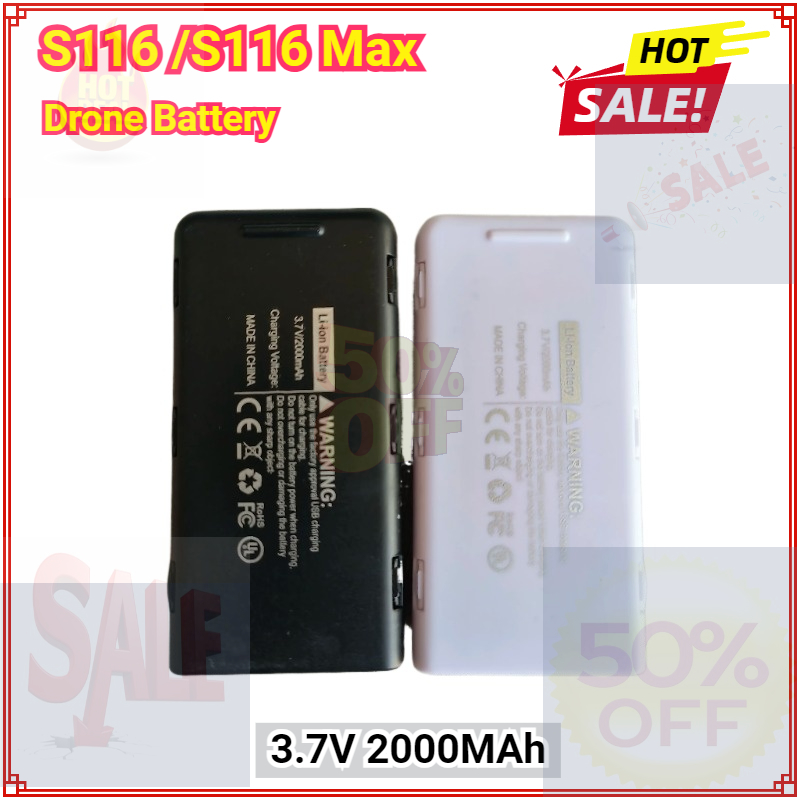Batería de 3.7V 2000mAh para D - Drone Rc S116 reseña y precio