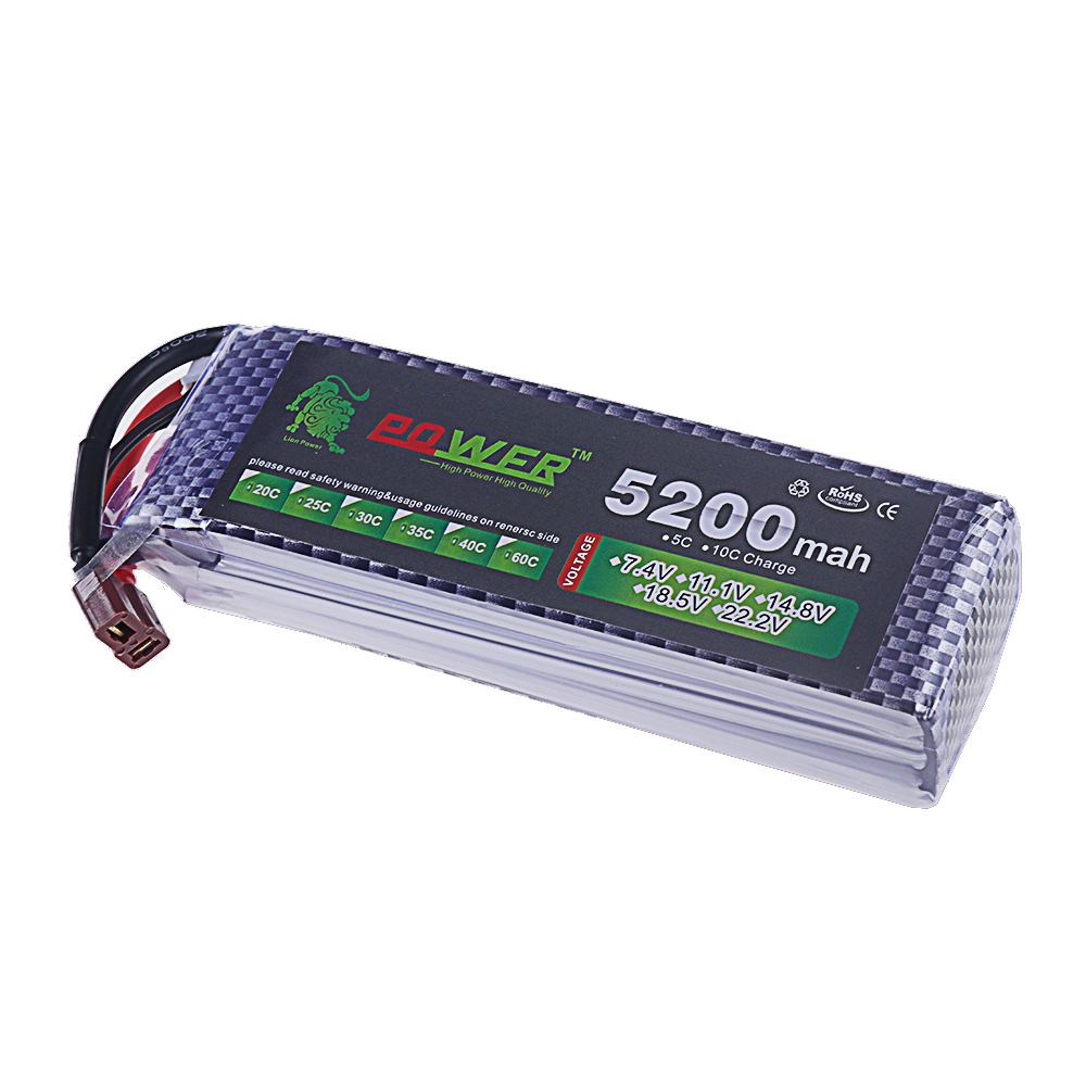 Batería Lipo 3S 11,1 V 5200mah - Drone Rcs reseña y precio