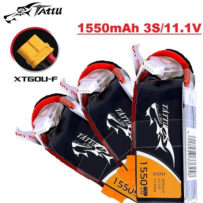 TATTU-batería LiPo 3S de 11,1  - Drone Rc Race reseña y precio